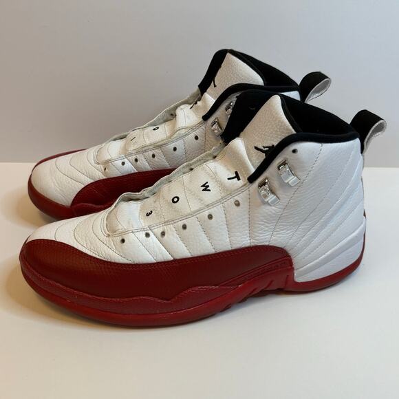Air Jordan 12 Retro Cherry  2009 130690-110  Men's Size:10 EXCELLENT CONDITION - Picture 3 of 7